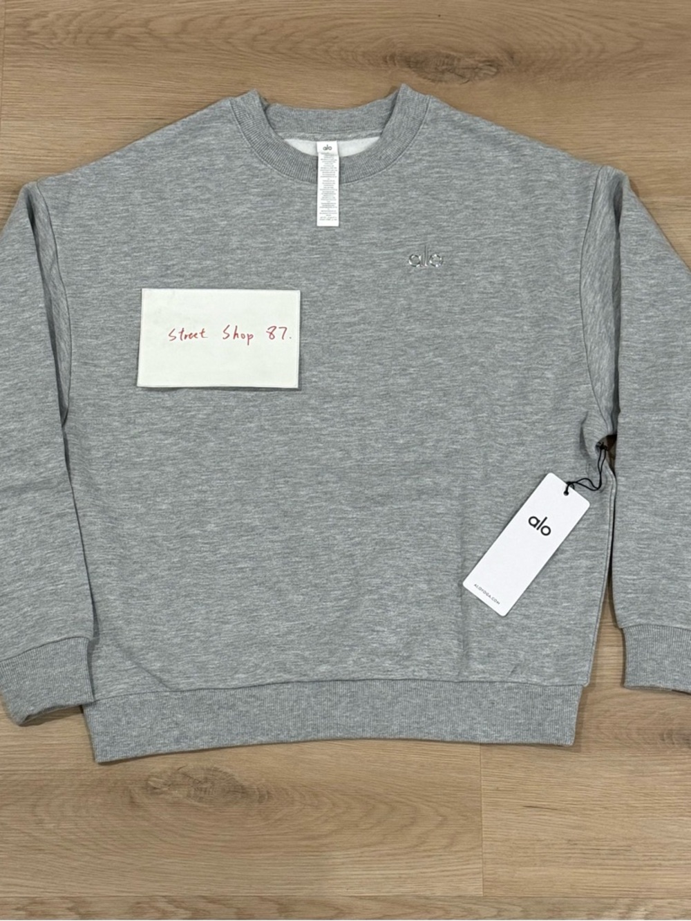 ALO Yoga Women Crewneck Sweatshirt - Heather Gray